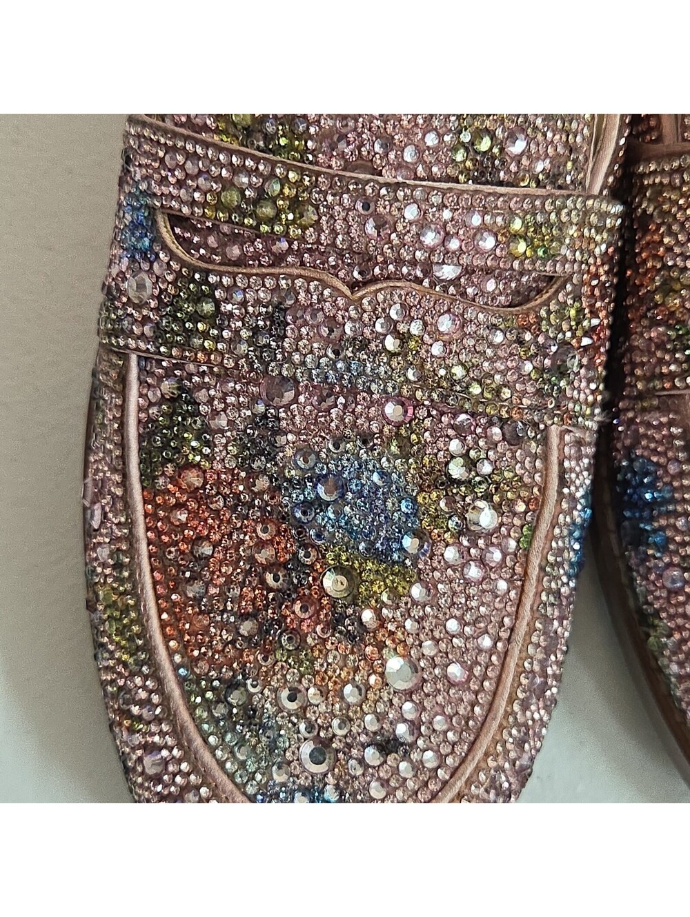 women's Betsey Johnson aron rhinestone loafers size 9 - Picture 11 of 14